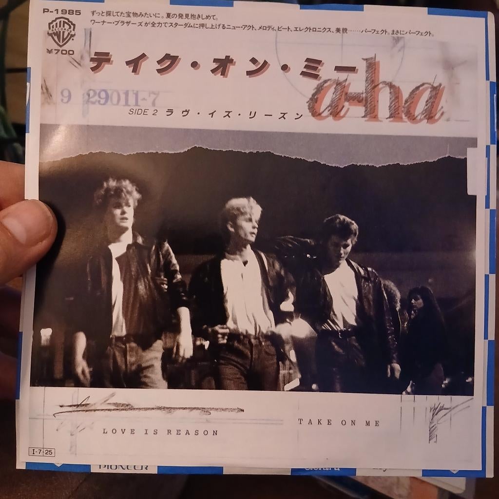 A-Ha - Take On Me (Japanse Single), 7 inch, Single, Ophalen of Verzenden, Zo goed als nieuw