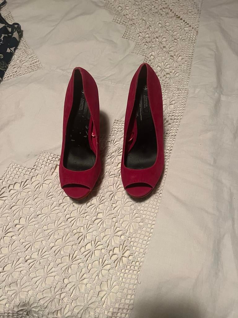 Roze naaldhakken maat 39, Ophalen of Verzenden, Gedragen, Roze, Pumps