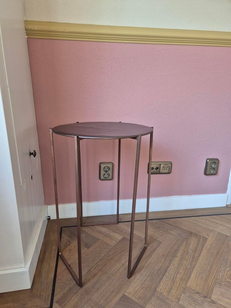 Bijzettafel, Ophalen, 25 tot 50 cm, Rond