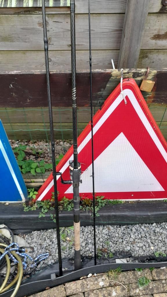 Feeder Hengel 350 cm GW 40-110 gr met Daiwa Molen, Ophalen of Verzenden, Gebruikt, Complete hengel