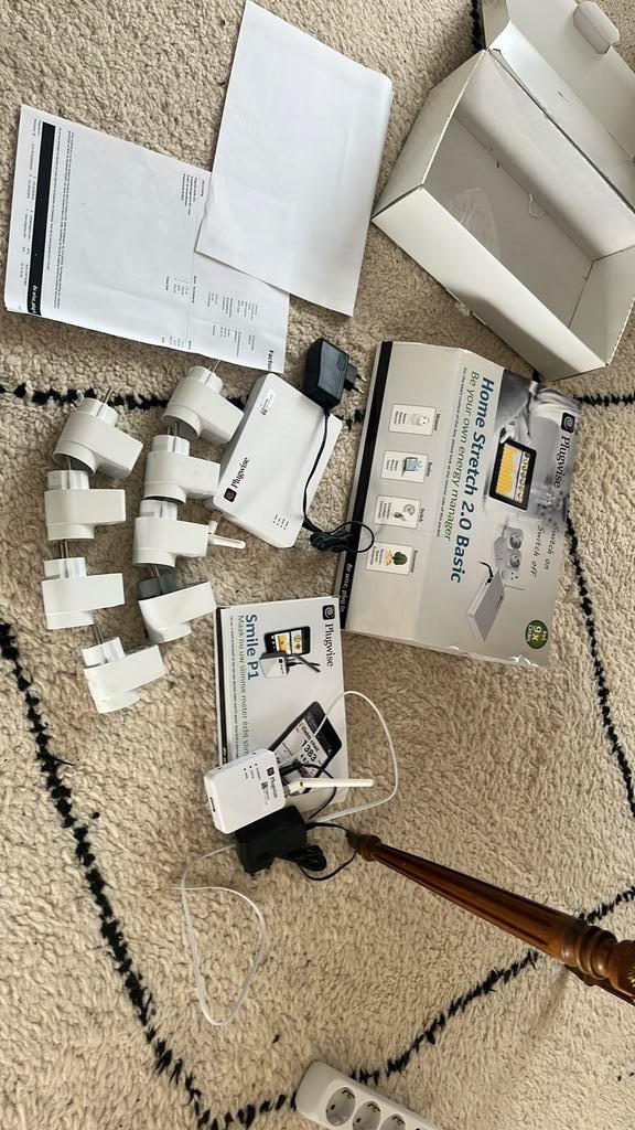 Plugwise Smile P1 + Home Stretch 2.0 Basic (8 stekkers), Doe-het-zelf en Verbouw, Alarmsystemen, Zo goed als nieuw, Ophalen of Verzenden