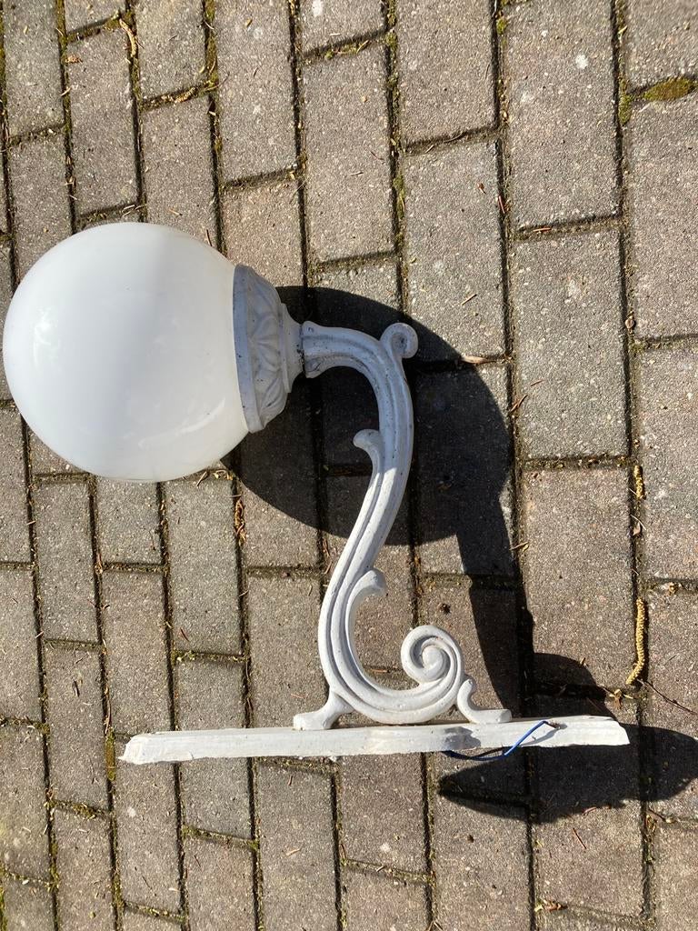 Buitenlamp, Ophalen, Zo goed als nieuw, Metaal, Vintage
