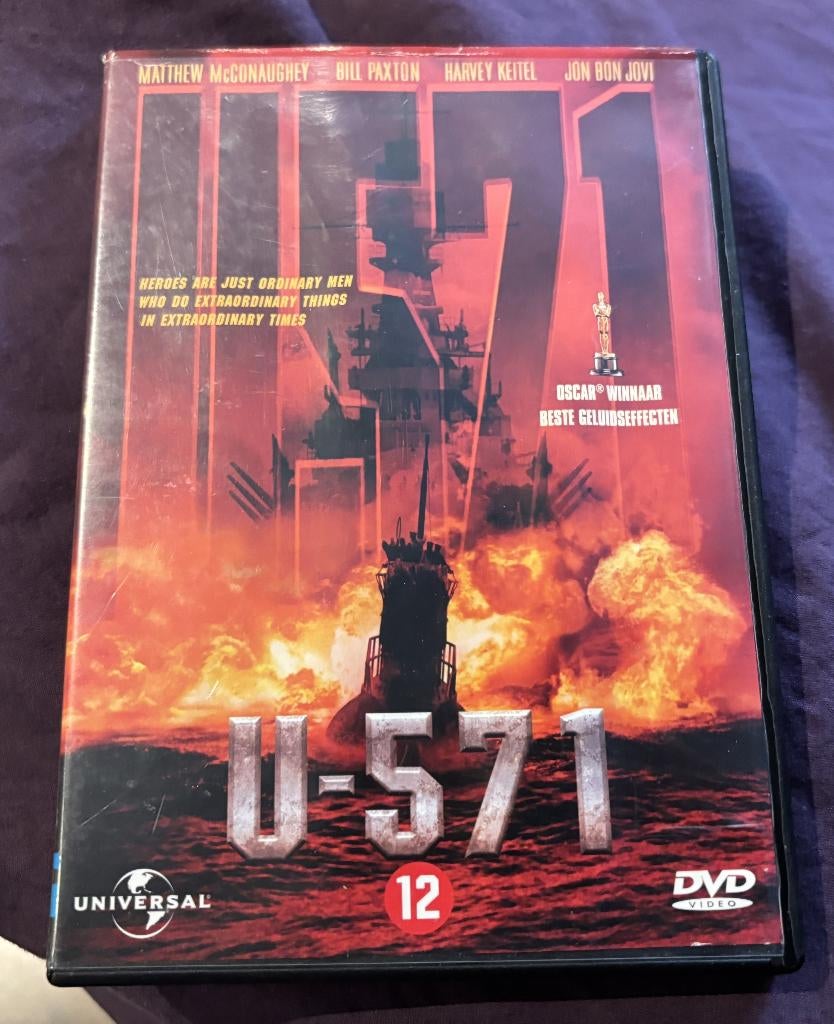 U-571 (DVD), Vanaf 16 jaar, Ophalen of Verzenden, Zo goed als nieuw
