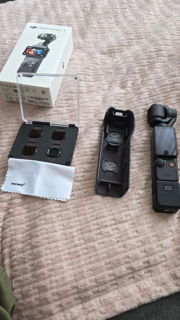 DJI Osmo Pocket 3 met ND filters, Ophalen of Verzenden, Zo goed als nieuw, Minder dan 50 mm, Overige typen