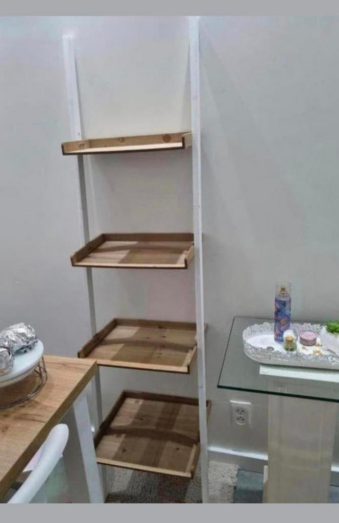 Decoratieve ladderrek / trap met 4 planken, Ophalen of Verzenden