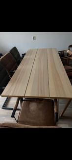 IKEA Ypperlig tafel 200x90  Robuuste eettafel van licht hout, Overige houtsoorten, Gebruikt, 200 cm of meer, Vijf personen of meer
