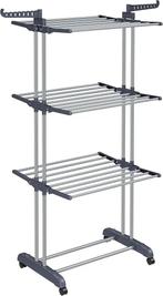 Kledingrek Droogrek Wasrek op wieltjes
Grijs Inklapbare, Tuin en Terras, Ophalen of Verzenden, Nieuw, Wasrek