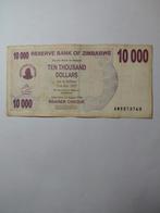 Zimbabwe 10 000 dollars 2007, Ophalen of Verzenden, Zimbabwe
