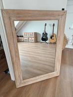Super mooie spiegel met dikke houten lijst, Ophalen, 100 tot 150 cm, Zo goed als nieuw, 75 tot 100 cm