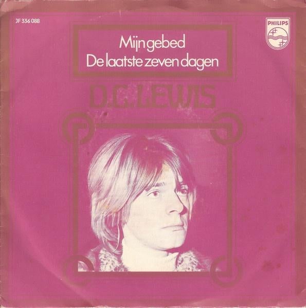 D.C Lewis - Mijn Gebed (Single), Cd's en Dvd's, Vinyl Singles, Gebruikt, Fotohoes, Single, 1970 - 1979, Nederlandstalig, 7 inch