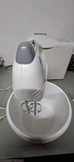 Handmixer met kom - Wit/Grijs, Witgoed en Apparatuur, 2 tot 3 liter, Ophalen of Verzenden, Gebruikt, 2 snelheden