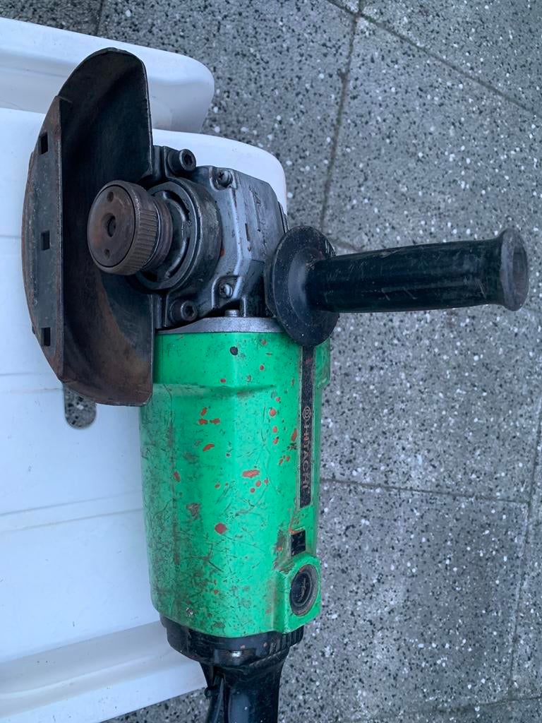 Hitachi slijptol, Ophalen, Gebruikt, 1000 watt of meer, Haakse handslijpmachine