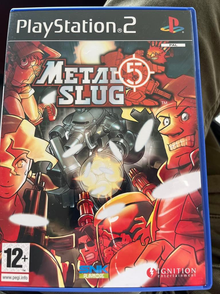 Metal Slug 5 voor PlayStation 2, Spelcomputers en Games, Games | Sony PlayStation 2, Gebruikt, Shooter, 1 speler, Ophalen of Verzenden