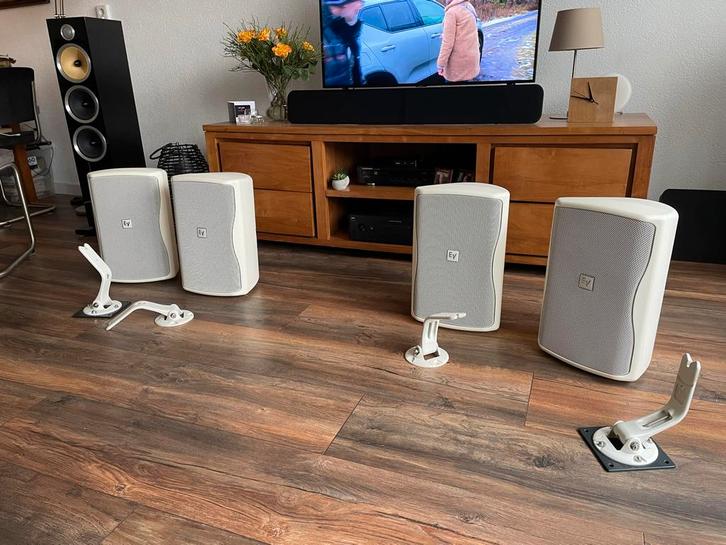4 nette Electro-Voice ZX1i-100 luidsprekers, Audio, Tv en Foto, Luidsprekers, Zo goed als nieuw, Overige typen, 120 watt of meer