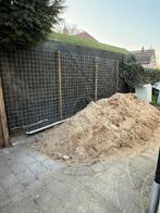Gratis af te halen: 3 m³ zand (met stenen), Tuin en Terras, Zand, Ophalen, Gebruikt, Ophoogzand