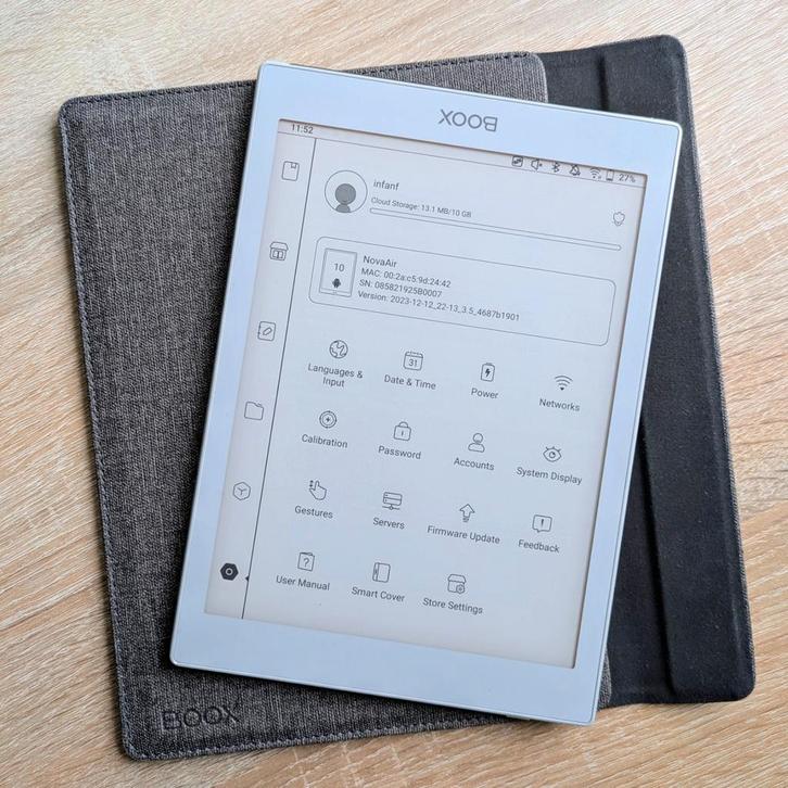 Onyx Boox Nova Air 7.8" Android 10 eInk Tablet Stylus Case, Computers en Software, E-readers, Gebruikt, 8 inch, 16 GB of meer