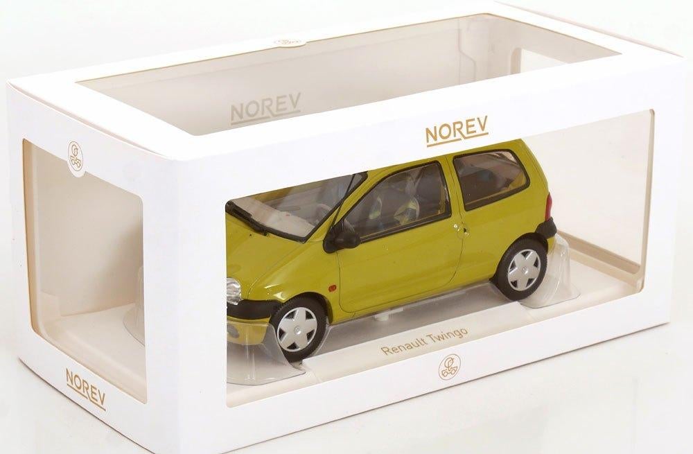 Norev 1:18 Renault Twingo 1998 Anis Yellow, Hobby en Vrije tijd, Modelauto's | 1:18, -, Norev, Ophalen of Verzenden, -