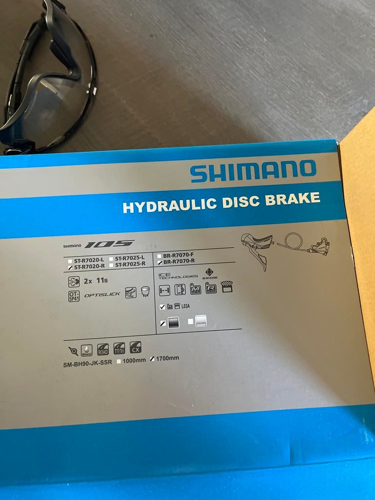 Shimano 105 Hydraulische Schijfremset BR-R7070, Ophalen of Verzenden, Nieuw, Overige typen