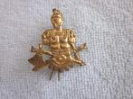 België. Baretembleem Genie-troepen (pontonniers). 4 cm hoog, Ophalen of Verzenden, Landmacht, Overige gebieden, Embleem of Badge