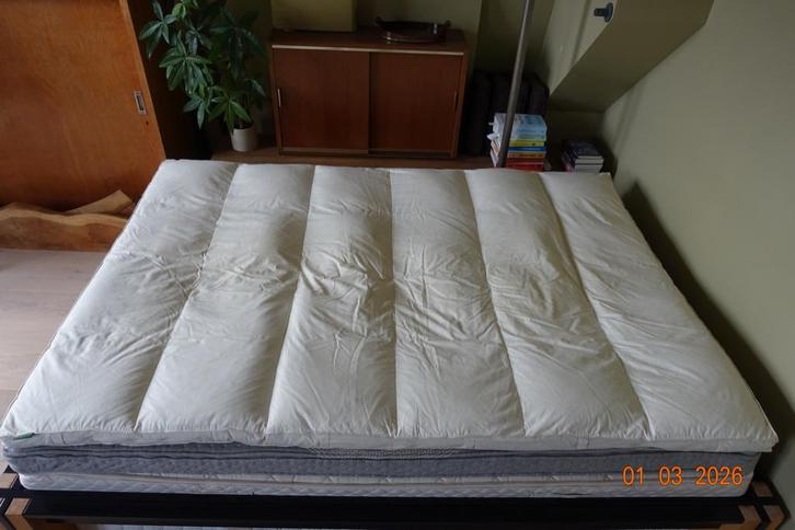 Cocomat Kyriaki donzen topmatras 140 x 200, in topconditie, Huis en Inrichting, Slaapkamer | Matrassen en Bedbodems, Gebruikt