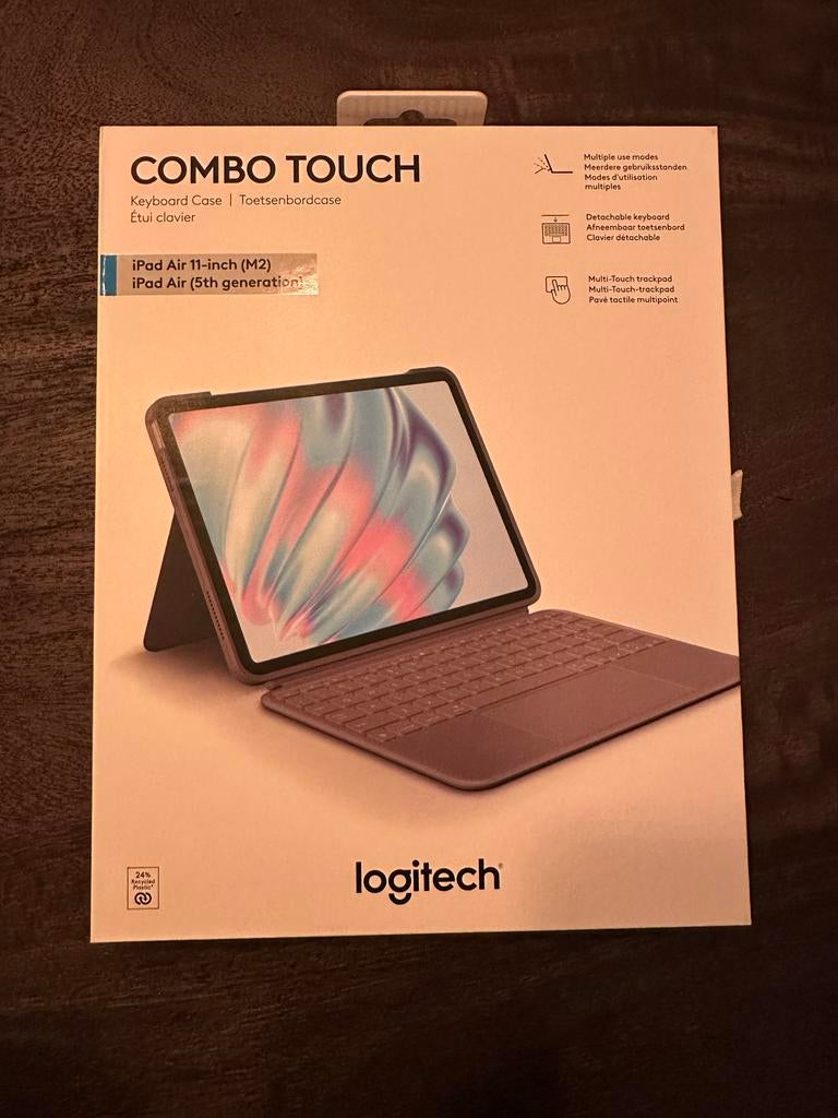 ️Logitech Combo Touch te koop ️, Computers en Software, Tablet-hoezen, Nieuw, Bescherming voor- en achterkant, 11 inch, Ophalen