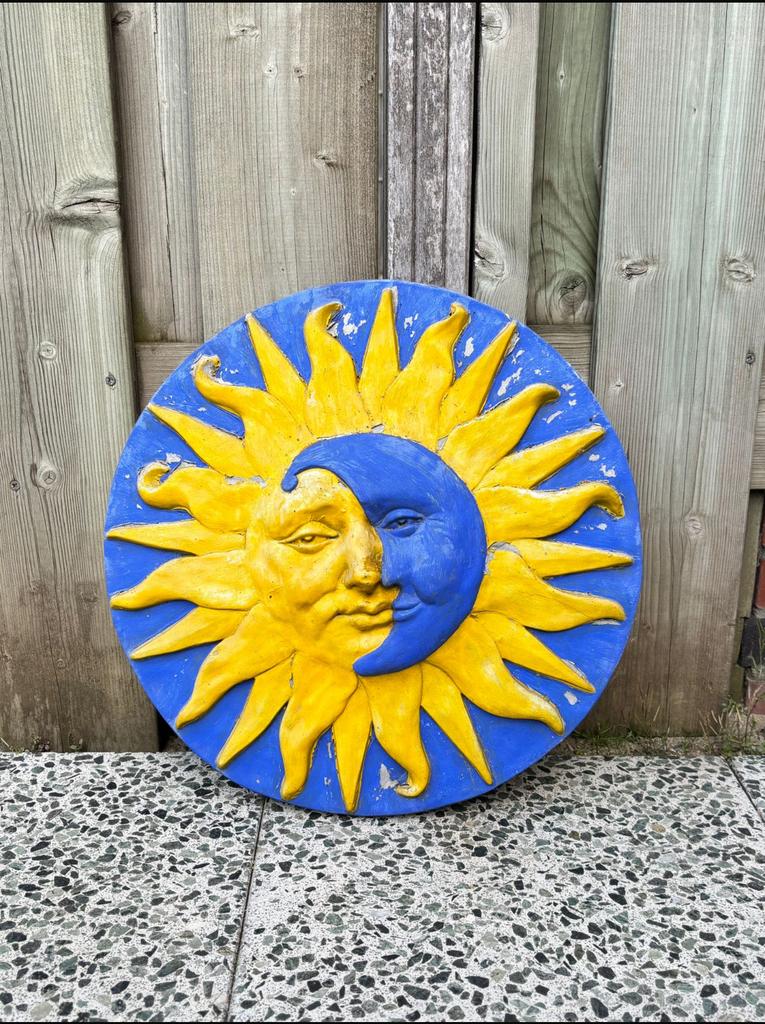 Betonnen tuindecoratie zon, Ophalen of Verzenden, Gebruikt, Beton, Overige typen