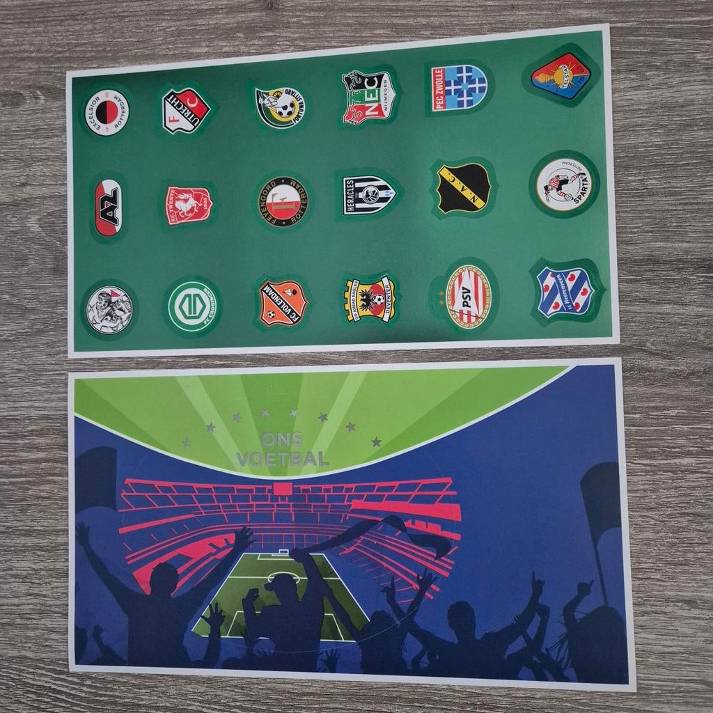 XXL stickers, Plus voetbalplaatjes., Plus, Verzenden