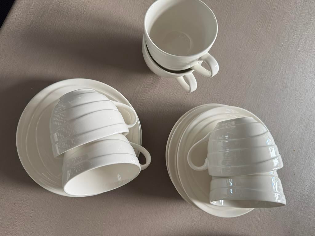 Kop en schotels Jamie Oliver Wave, Ophalen, Porselein, Overige stijlen, Kop(pen) en/of Schotel(s)