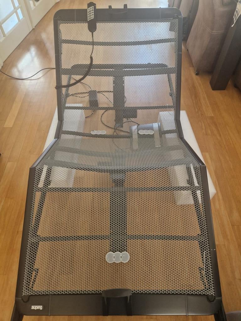 Auping elektrische spiraalbodem 90, Ophalen of Verzenden, Gebruikt, Eenpersoons, 90 cm