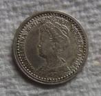 Nederland 10 cent 1921., Postzegels en Munten, Munten | Nederland, Verzenden, Zilver, 10 cent, Koningin Wilhelmina
