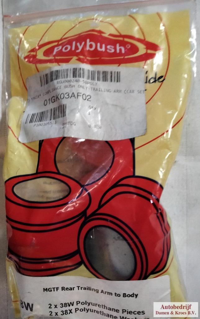 MGF and MG TF Suspension Bushes POLY RGU000240-50PBO, Auto-onderdelen, Ophanging en Onderstel, MG, Nieuw, Ophalen of Verzenden