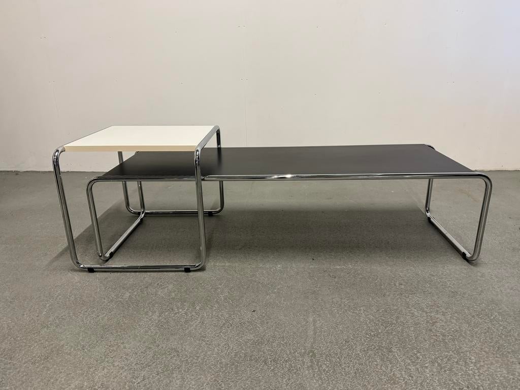 Marcel Breuer Laccio bijzettafel set, Minder dan 55 cm, Trawlerkade 44 IJmuiden, Info@vintagehaarlem.nl, Zo goed als nieuw
