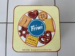 Vintage Friwi koektrommel, Verzamelen, Blikken, Ophalen of Verzenden, Gebruikt, Koek(jes), Overige merken