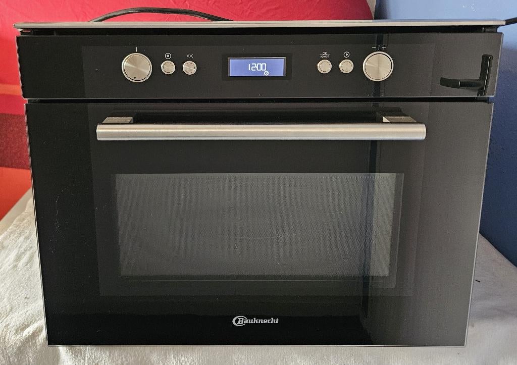 Inbouw combimagnetron van Bauknecht EMCHE 8145, Witgoed en Apparatuur, Ophalen, Combimagnetron, Crisp, Gebruikt