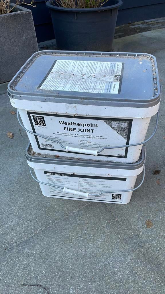 Inborstel voegsel grijs Weatherpoint, Doe-het-zelf en Verbouw, Tegels, Wandtegels, Zo goed als nieuw, 10 m² of meer, Overige materialen