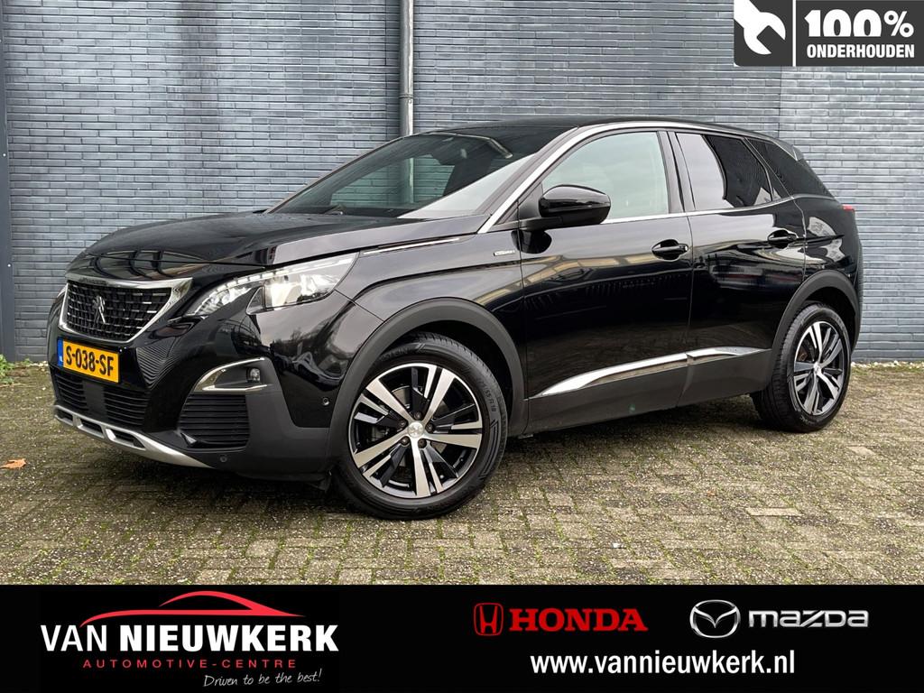 PEUGEOT 3008 1.6 180pk Automaat GT-Line | Carplay | Blindspo, Auto's, Peugeot, 12 maanden, Gebruikt, 4 cilinders, Leder en Stof