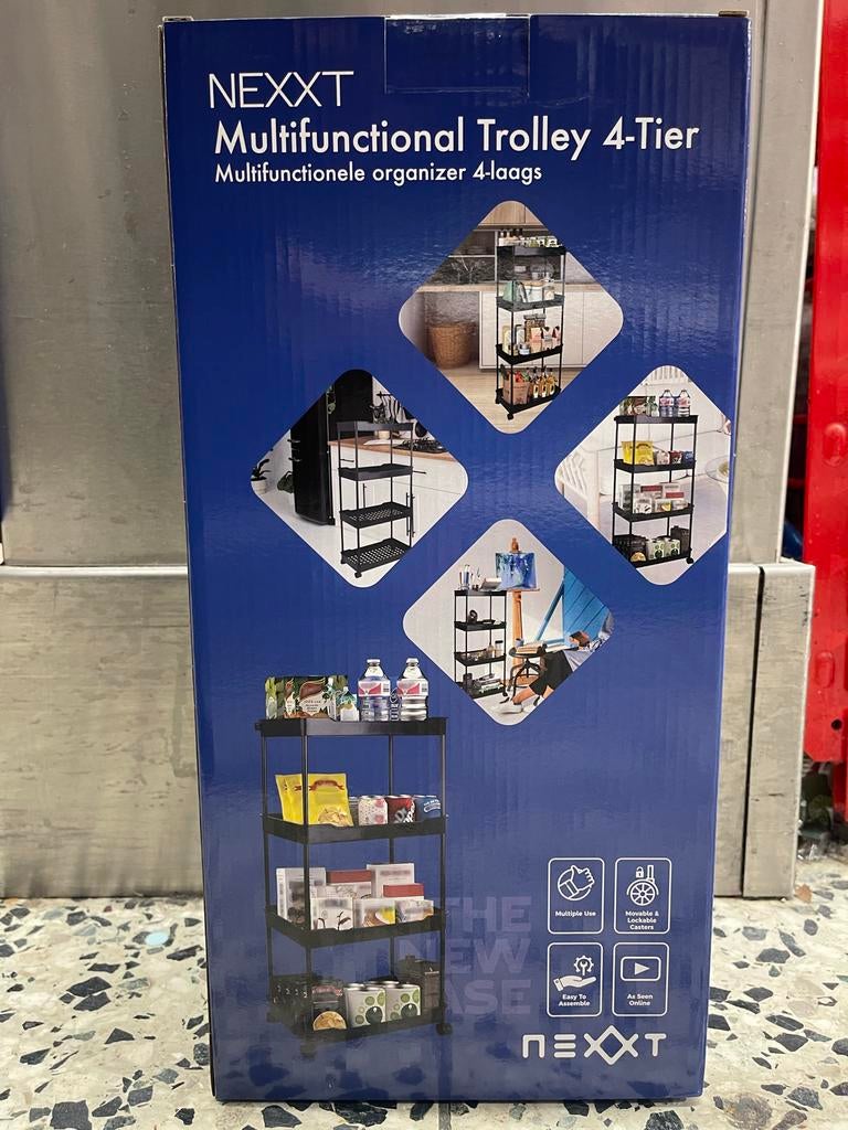 NEXXT Multifunctionele Trolley 4-laags Organizer, Ophalen of Verzenden, Nieuw