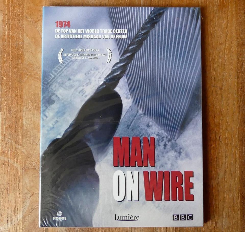 DVD Man on Wire Philippe Petit Twin Towers koorddansen, Vanaf 12 jaar, Ophalen of Verzenden, Nieuw in verpakking, Kunst of Cultuur
