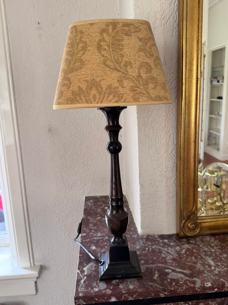 2 lampen, Huis en Inrichting, Lampen | Tafellampen, Ophalen, Zo goed als nieuw, Minder dan 50 cm