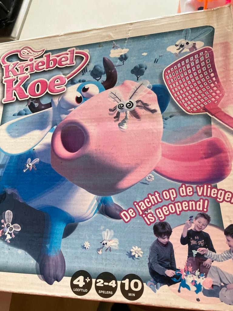Kriebel Koe gezelschapsspel, Drie of vier spelers, Ophalen, Gebruikt