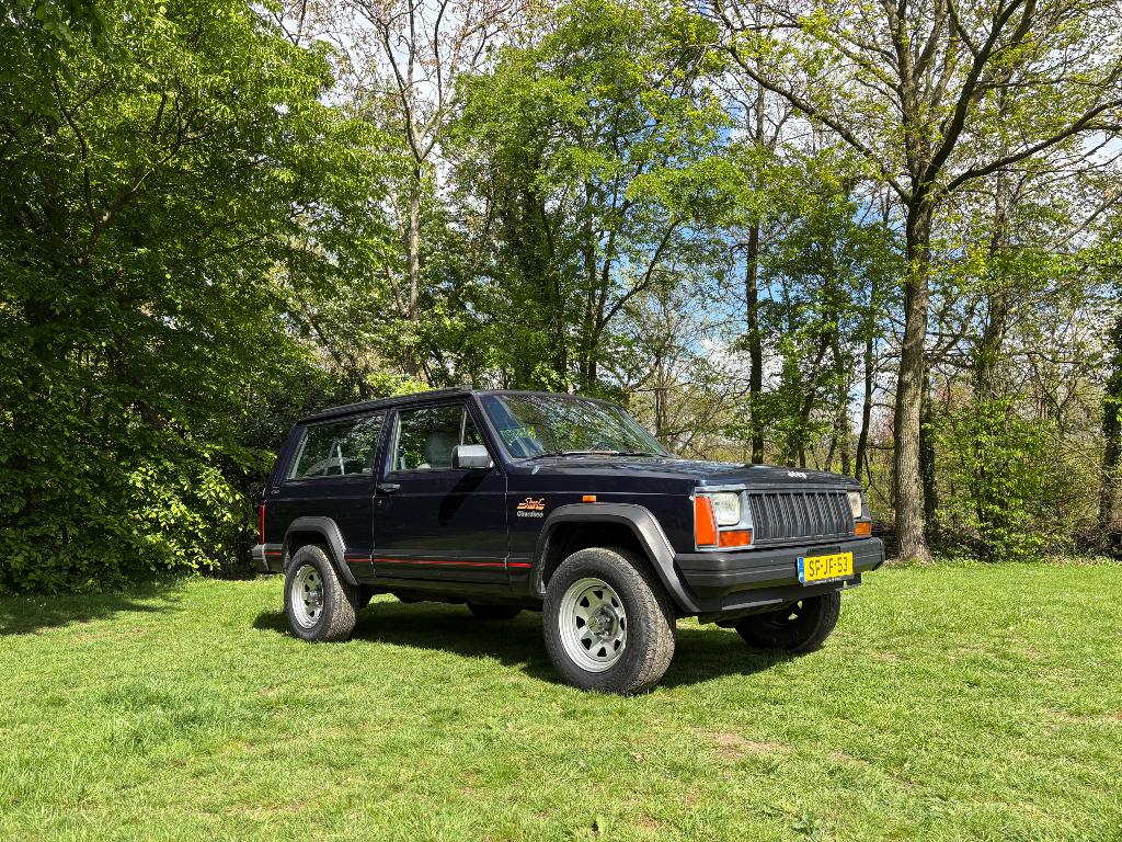 * Jeep Cherokee* 4.0 sport 6-cilinder… 4x4 uniek!, Blauw, 75 €/maand, Particulier, Cherokee