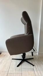 Prominent accu sta-op stoel elektrisch leer bruin, Huis en Inrichting, Fauteuils, Ophalen
