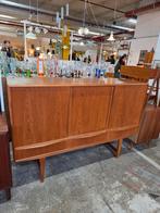 Vintage sideboard highboard teak uit Denemarken, Ophalen, Gebruikt, 150 tot 200 cm, X