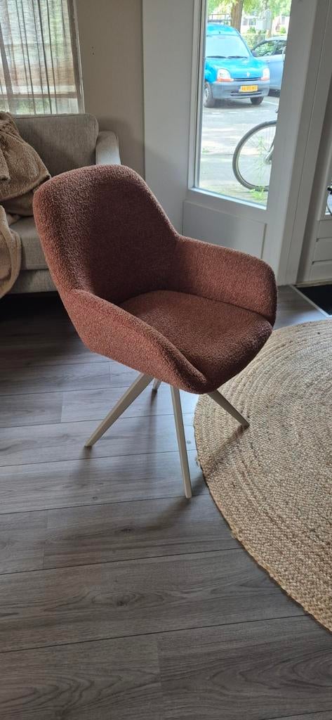 Jesper Home draaibare eetkamerstoel, Ophalen, 75 tot 100 cm, Zo goed als nieuw, Stof
