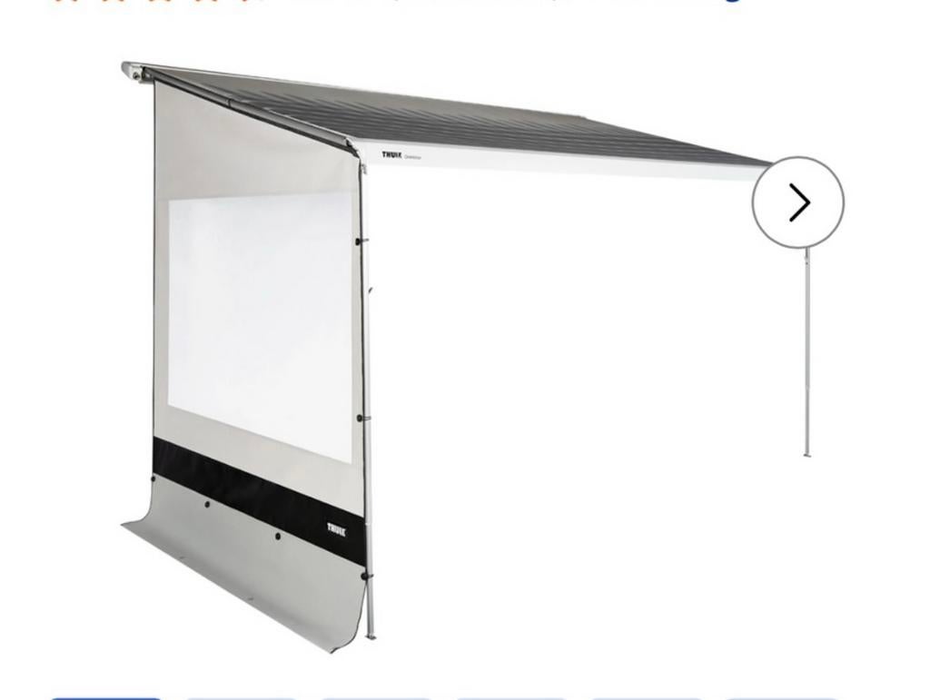 2 x Thule Rain Blocker Side G2 zijwand 250 L, Caravans en Kamperen, Ophalen, Zo goed als nieuw