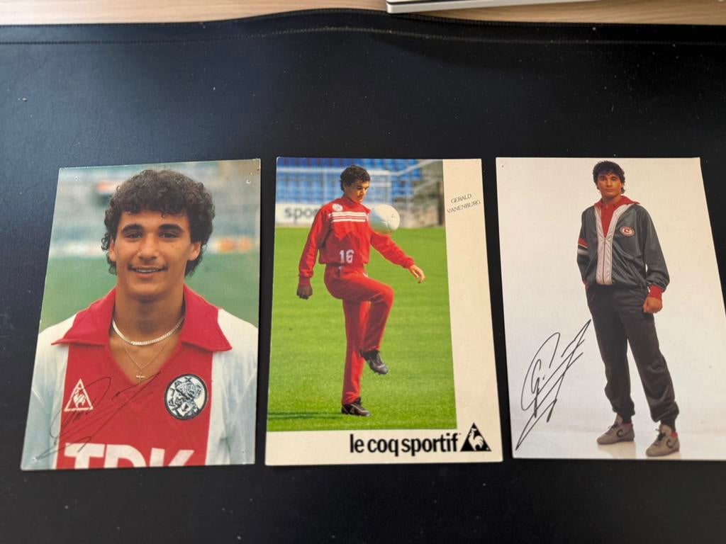 Spelerskaart Gerald Vanenburg Ajax, Verzamelen, Ophalen of Verzenden, Zo goed als nieuw, Ajax, Spelerskaart
