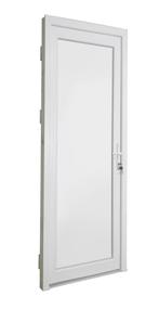 Kunststof Volpaneel Buitendeur | 98 X 215 Cm | Wit RAL 9016, Niet ingevuld, Kunststof, 80 tot 100 cm, 215 cm of meer