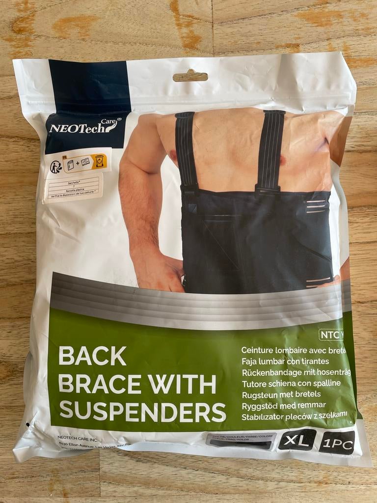 NeoTech Care rugsteun met bretels, Ophalen of Verzenden