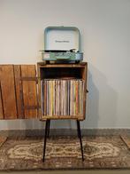 Audiomeubel platenkast platenspelerkast retro vintage hout, Ophalen, Gebruikt, Overige formaten