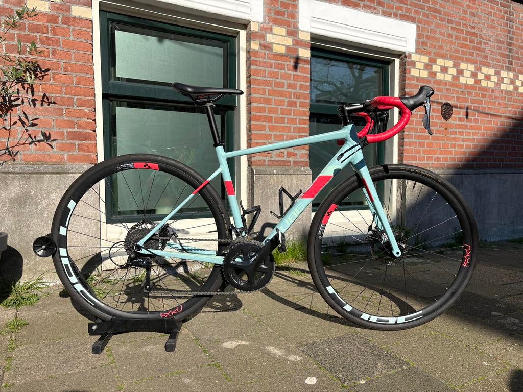 Cube Axial WS Pro Damesracefiets + fietscomputer | Frame 53, Fietsen en Brommers, Fietsen | Racefietsen, Zo goed als nieuw, Dames